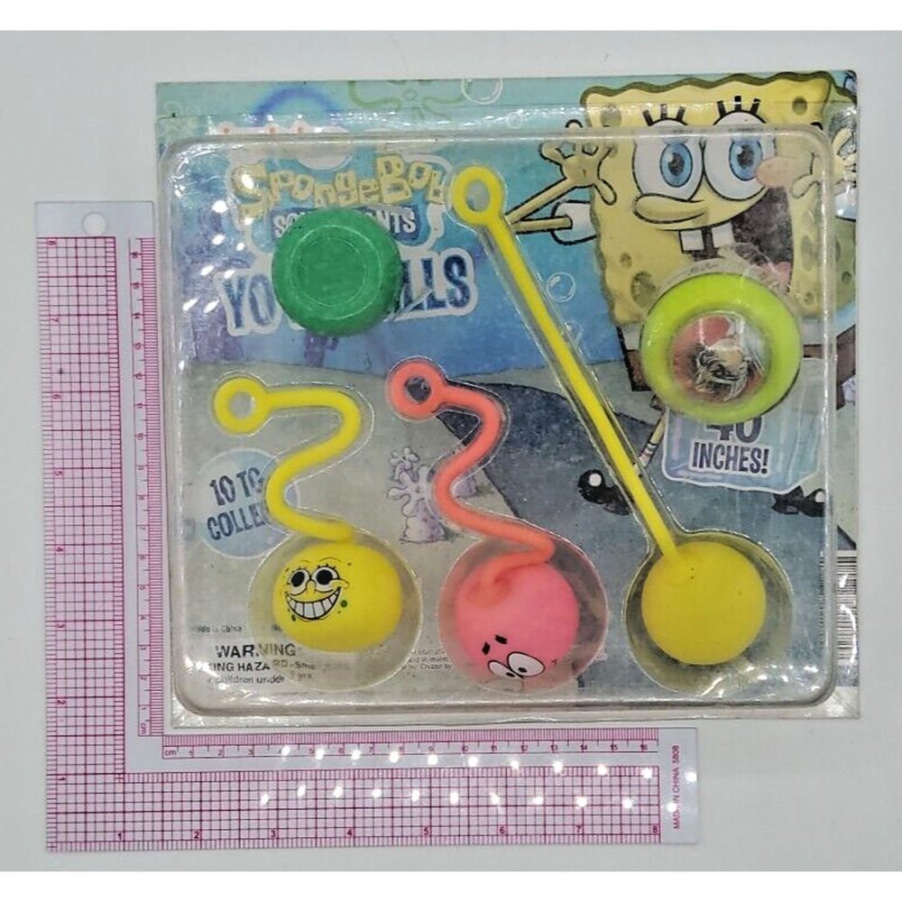 Vintage Vending Display Board Spongebob Squarepants Yo Yo Balls 0235